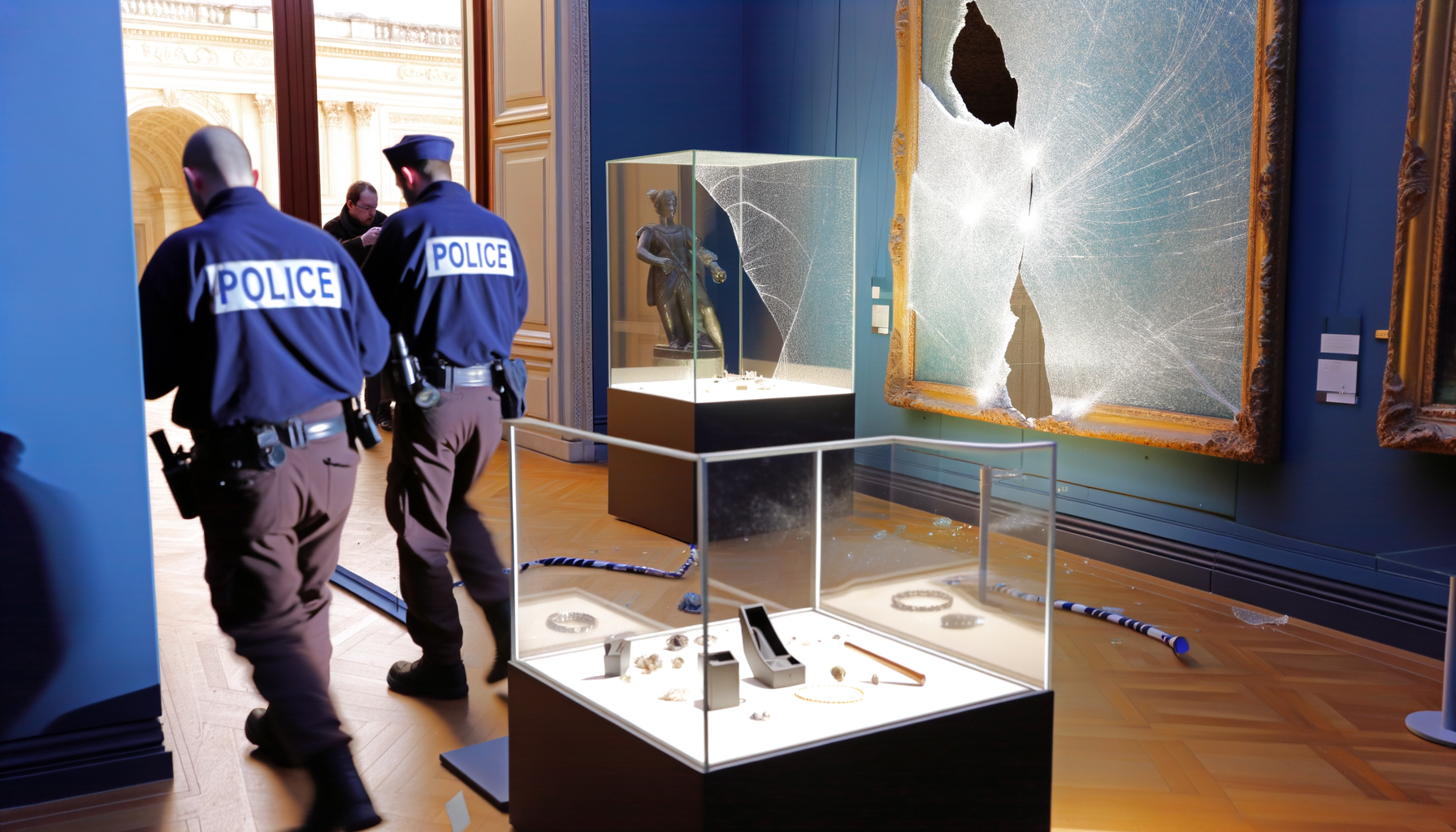 Århundredets kup ved Louvre: det spektakulære smykketyveri